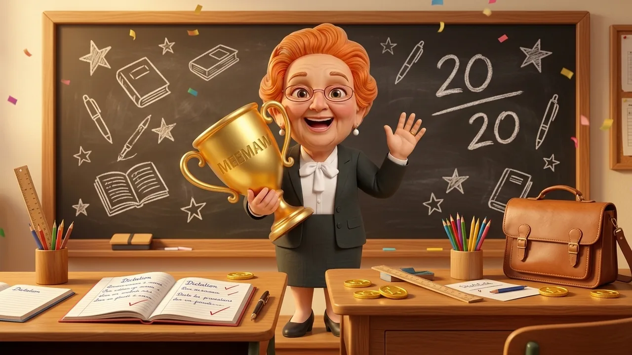 Meemaw Défi Dictée Rentrée 20/20